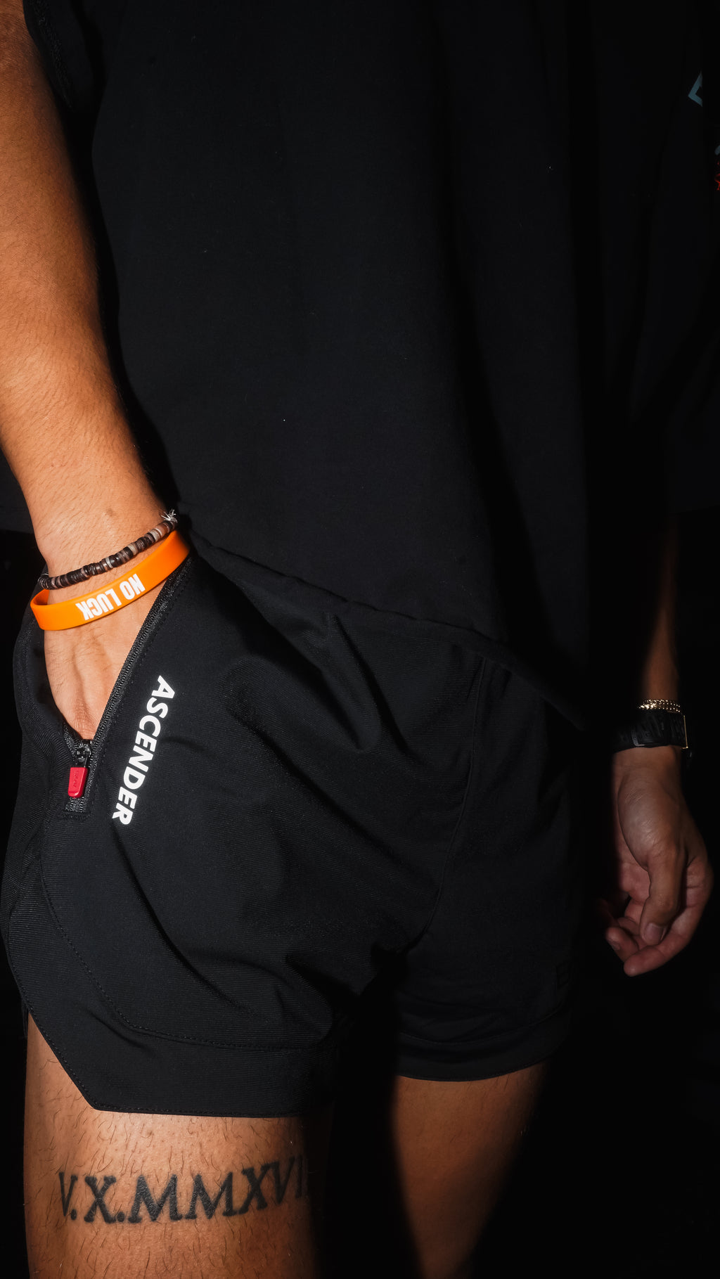 Ascender x BXACTIV Hybrid Shorts, Black