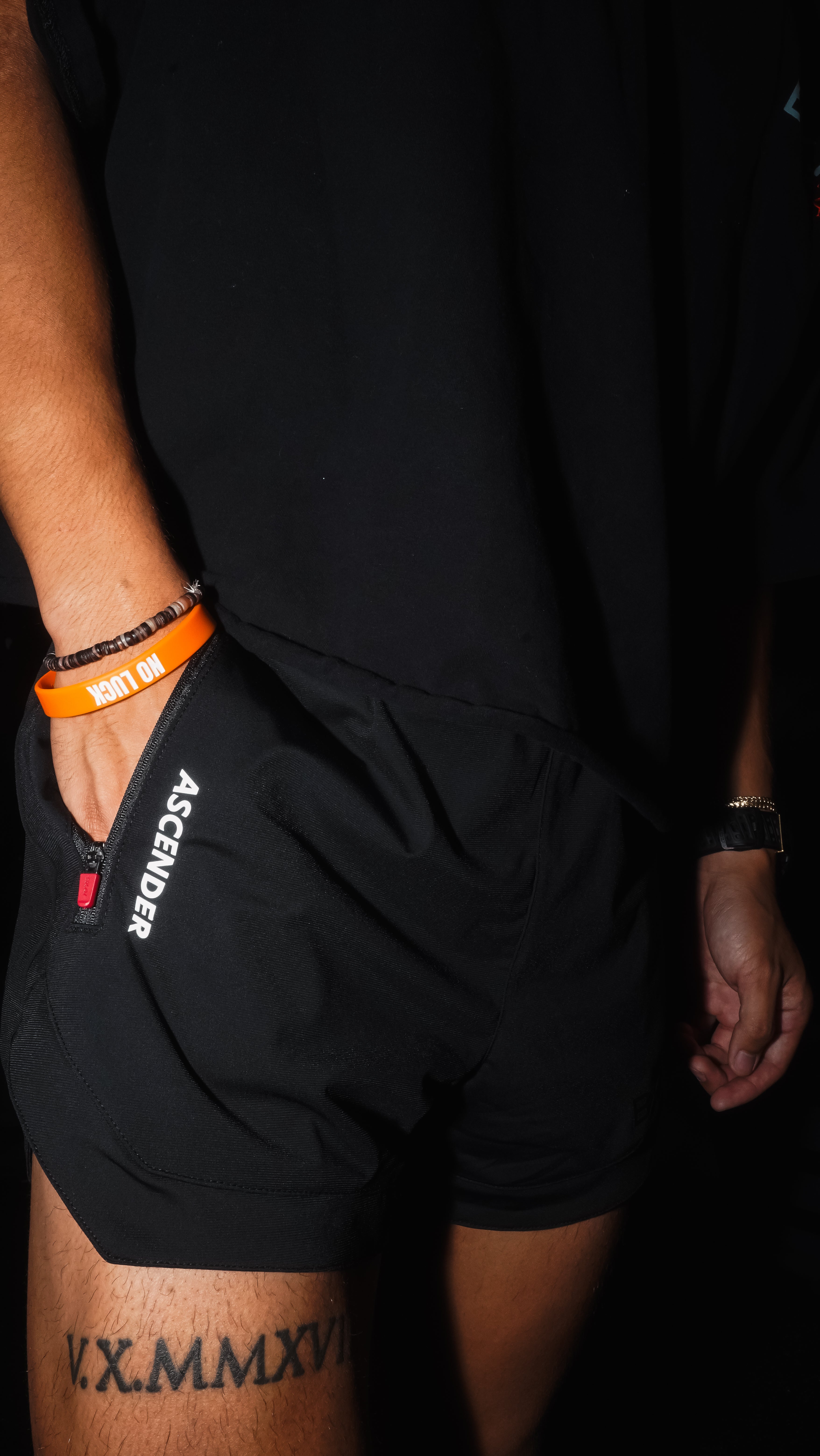 Ascender x BXACTIV Hybrid Shorts, Black